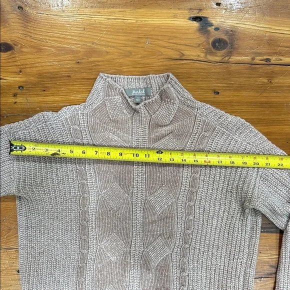 Marled Reunited Clothing Knit Sweater light pink size small - Picture 6 of 10